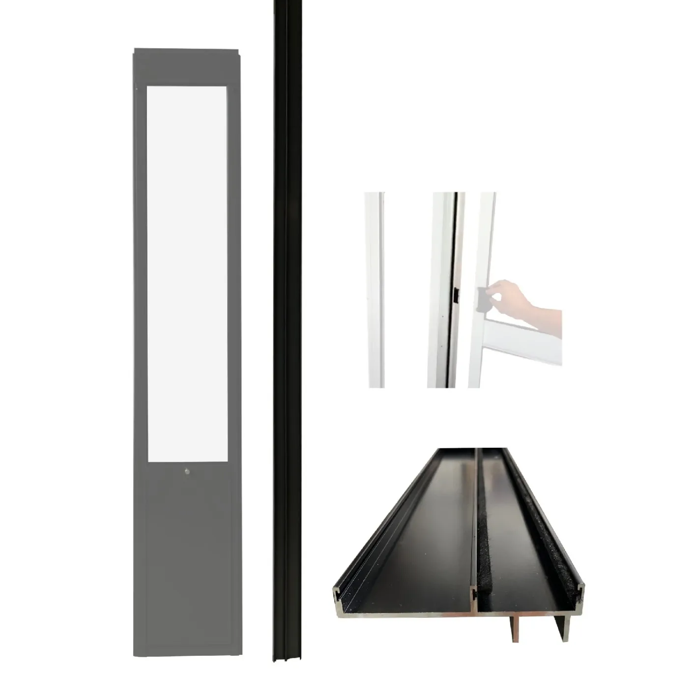 Patiolink Pet Door Adapter to Lock Both Sliding and Security/Screen Doors Fashion