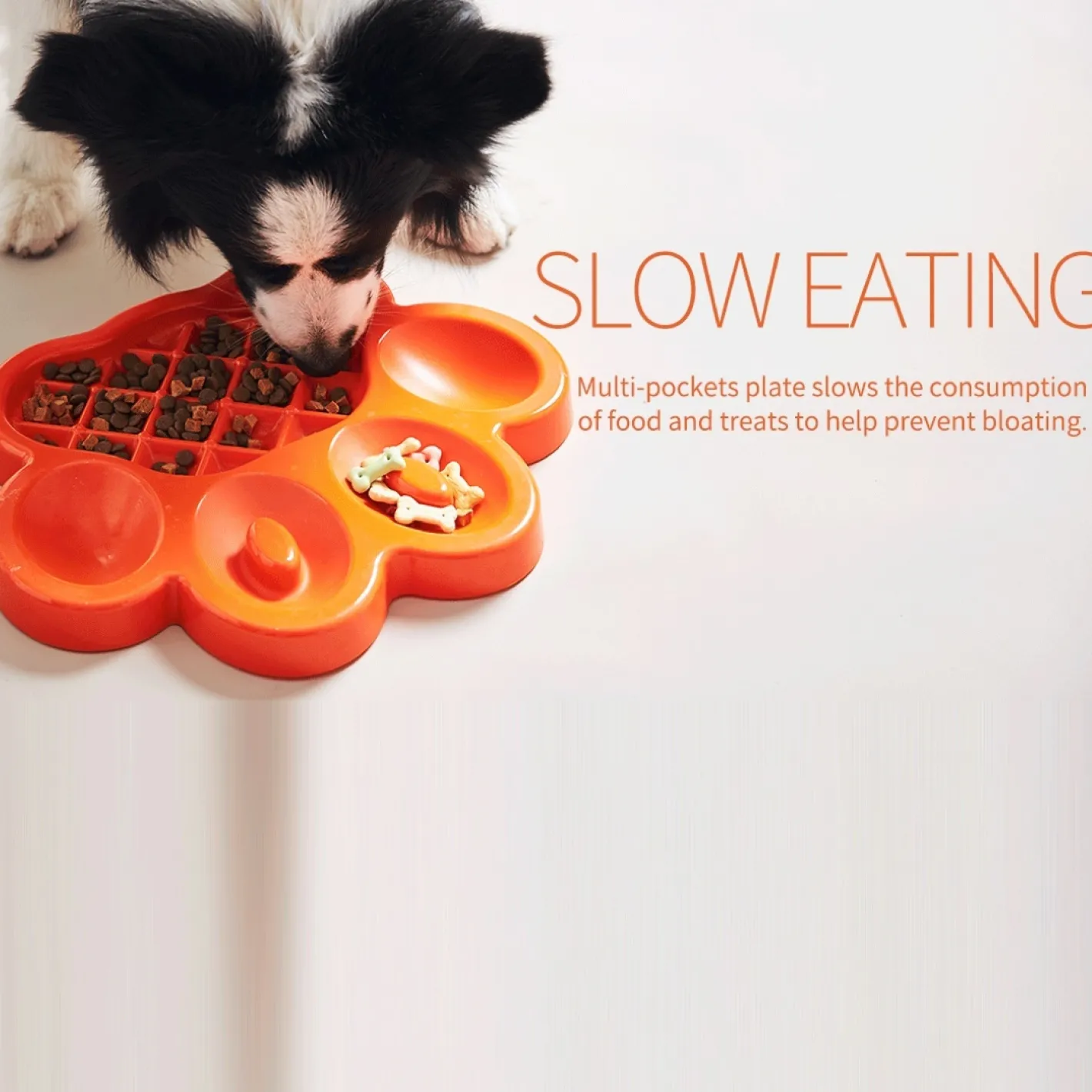 Pet DreamHouse PAW 2-in-1 Slow Feeder & Anti-Anxiety Food Pet Lick Pad & Bowl Combo Outlet