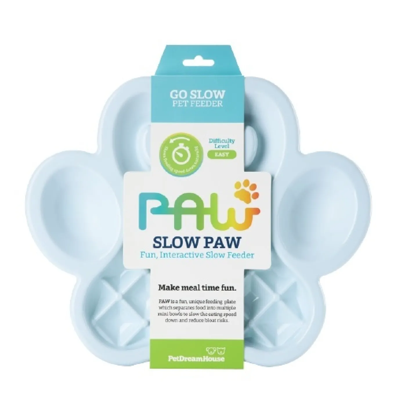 Pet DreamHouse PAW Slow Feeder Wet & Dry Food Bowl for Cats & Dogs Online