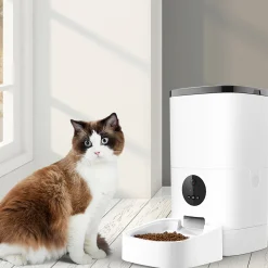 iDS Pawz Auto Feeder Pet Automatic Camera Cat Dog Smart Hi-Def Wi-Fi App Food Dispenser Discount