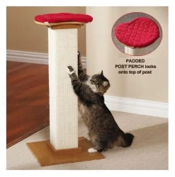 SmartCat Perch Seat for Ultimate Smart Cat Scratch Sisal Post Fashion