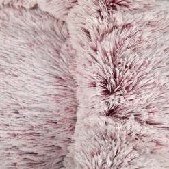 iDS Pet Bed Cat Dog Donut Nest Calming Mat Soft Plush Kennel - Pink Outlet