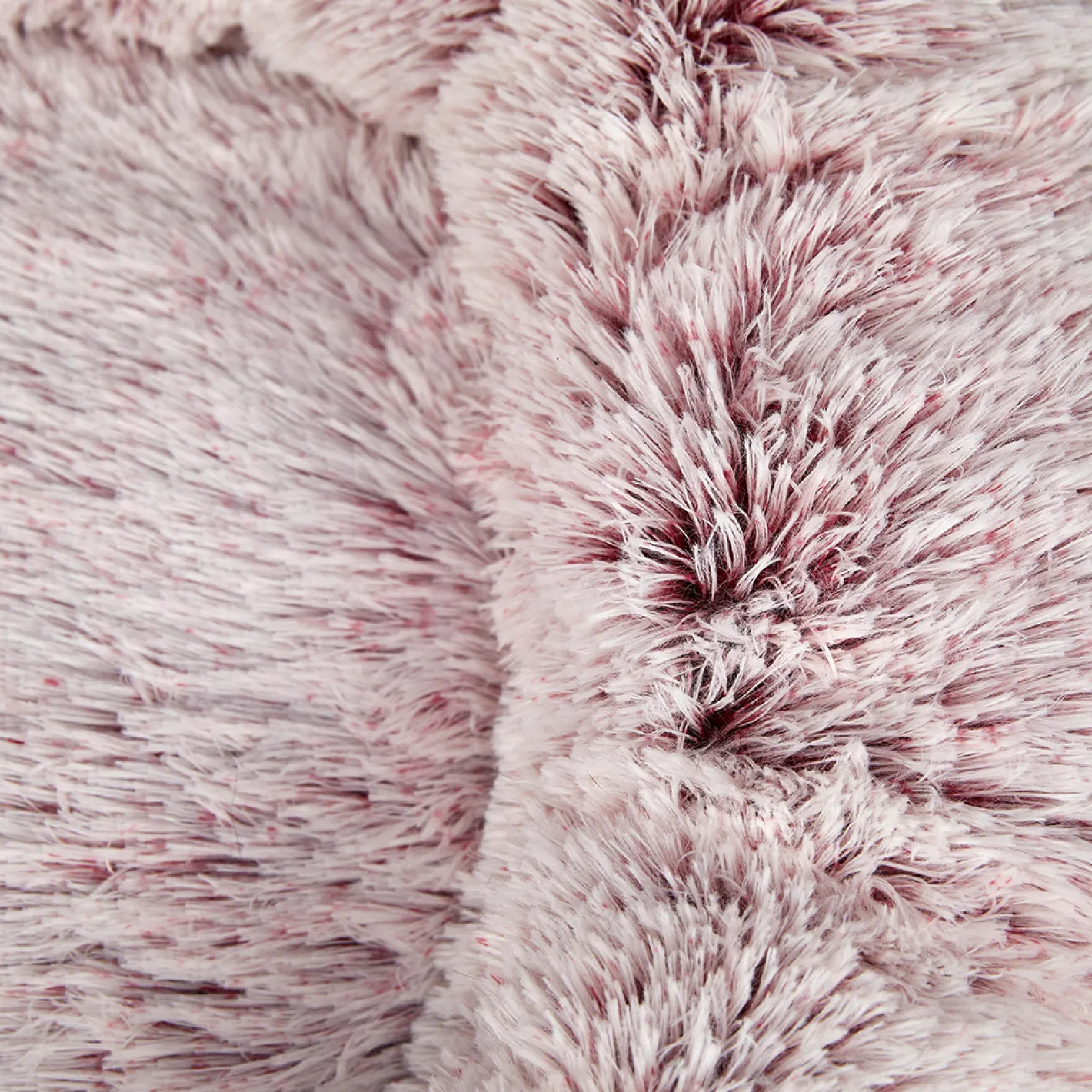 iDS Pet Bed Cat Dog Donut Nest Calming Mat Soft Plush Kennel - Pink Outlet
