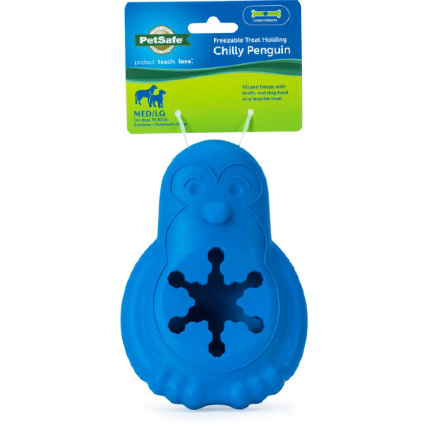 PetSafe Chilly Penguin Freezable Tough Treat Dispensing Dog Toy Clearance