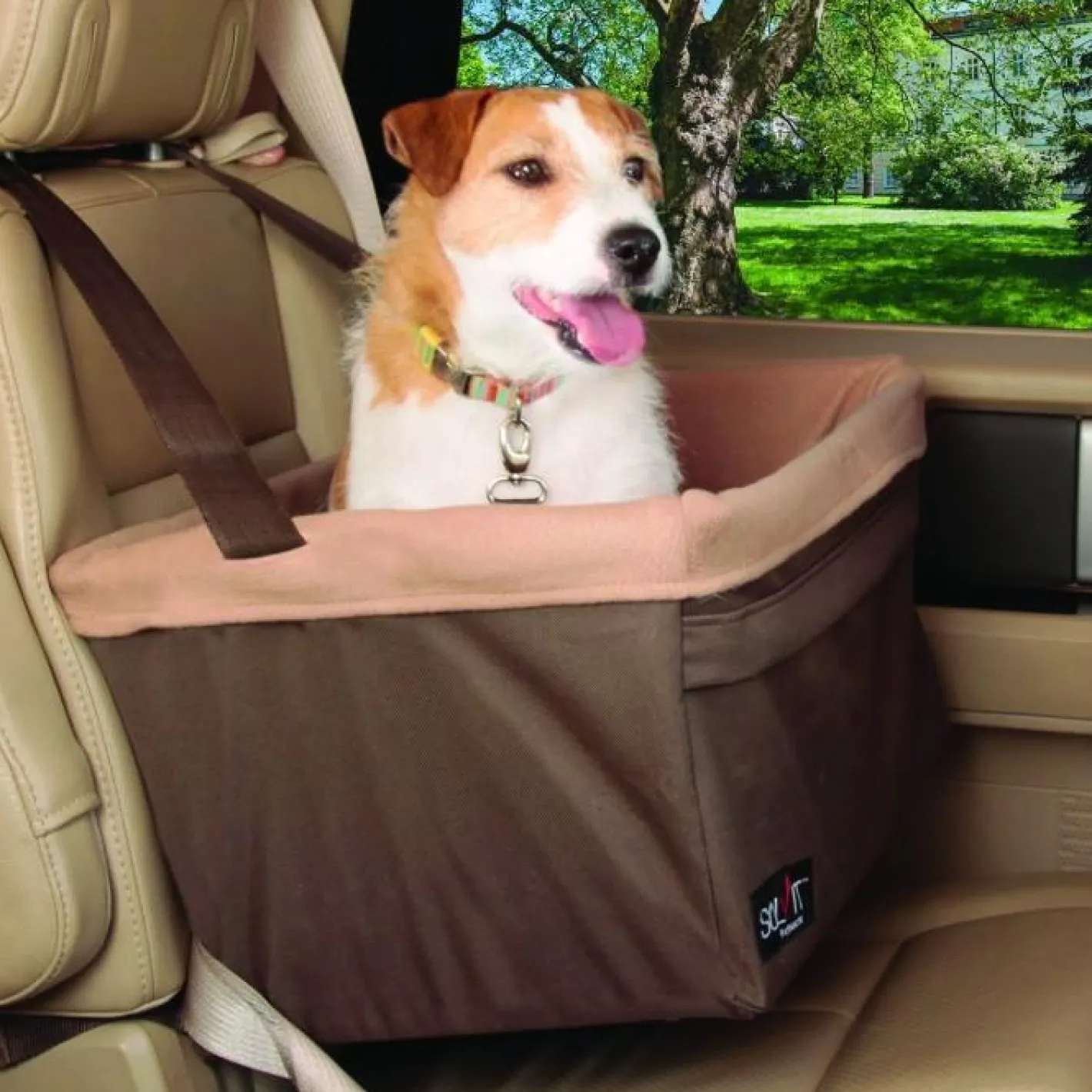 Petsafe Happy Ride Brown Dog Safety Booster Seat - Extra Large For Dogs up to 11kg Discount