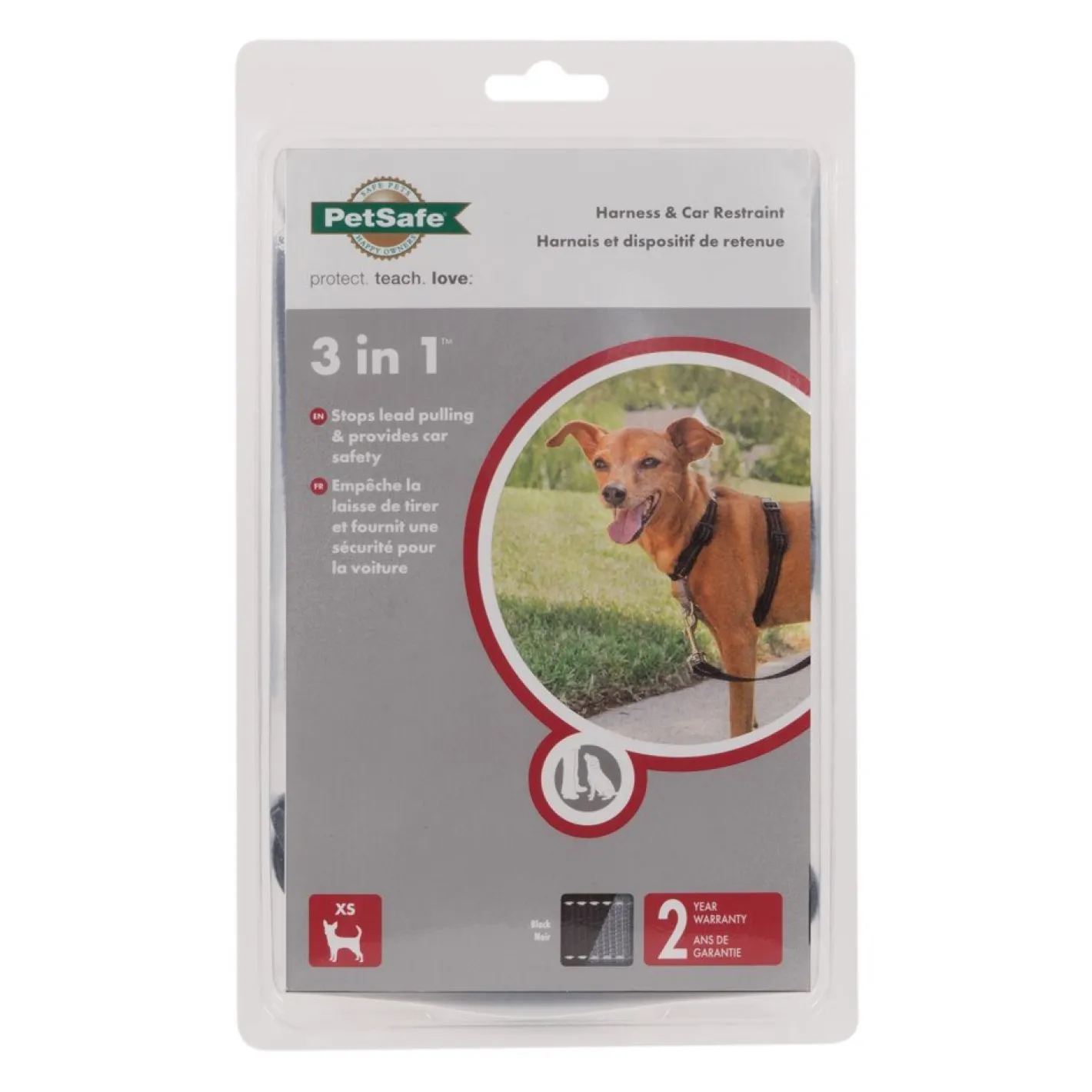 PetSafe 3-in-1 Anti-Pulling Dog Harness and Car Safety Restraint New
