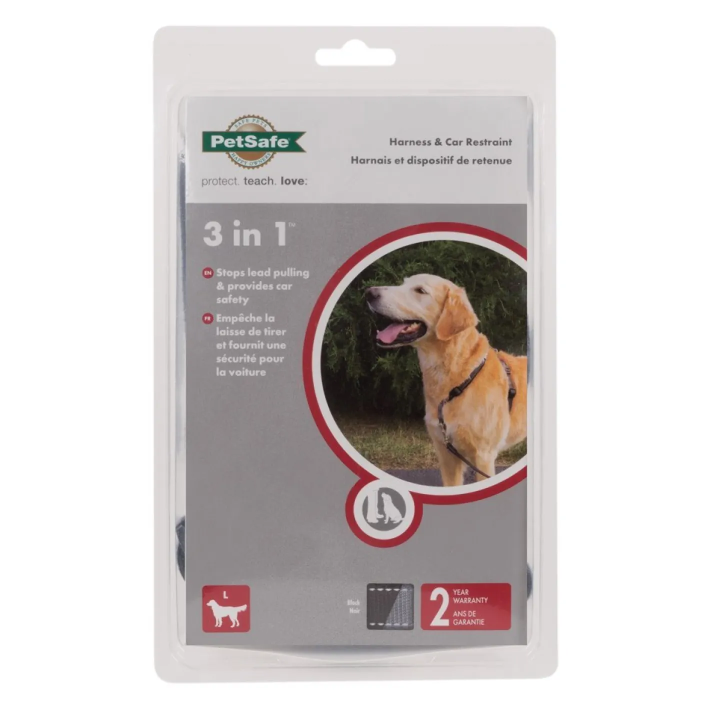 PetSafe 3-in-1 Anti-Pulling Dog Harness and Car Safety Restraint New
