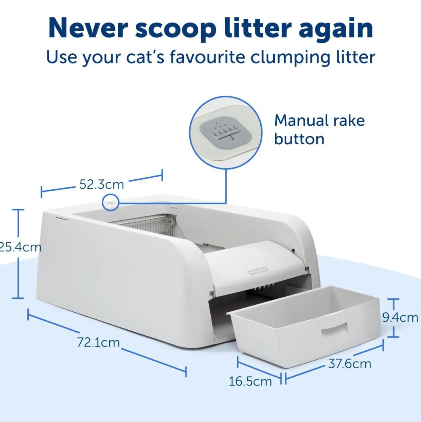 PetSafe ScoopFree Self-Cleaning Cat Litter Box for Clumping Litter - NEW Model Fashion