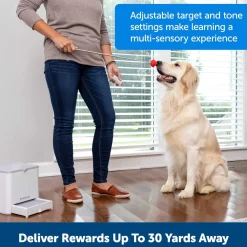 PetSafe Teach and Treat Remote Reward Dog Trainer Treat Dispenser Online