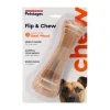 Petstages Dogwood Flip & Chew Real Wood Textured Dog Bone - Medium Fashion