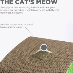 Petstages Easy Life Hammock Cardboard Cat Scratcher & Bed Fashion
