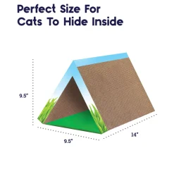 Petstages Fold Away Cardboard Cat Scratcher & Tunnel Hot