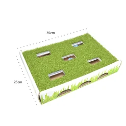 Petstages Grass Patch Hunting Box Interactive Cat Toy with Faux Grass Sale