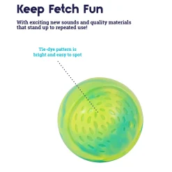 Petstages Grunt N Punt Tennis Ball Fetch Dog Toy Fashion