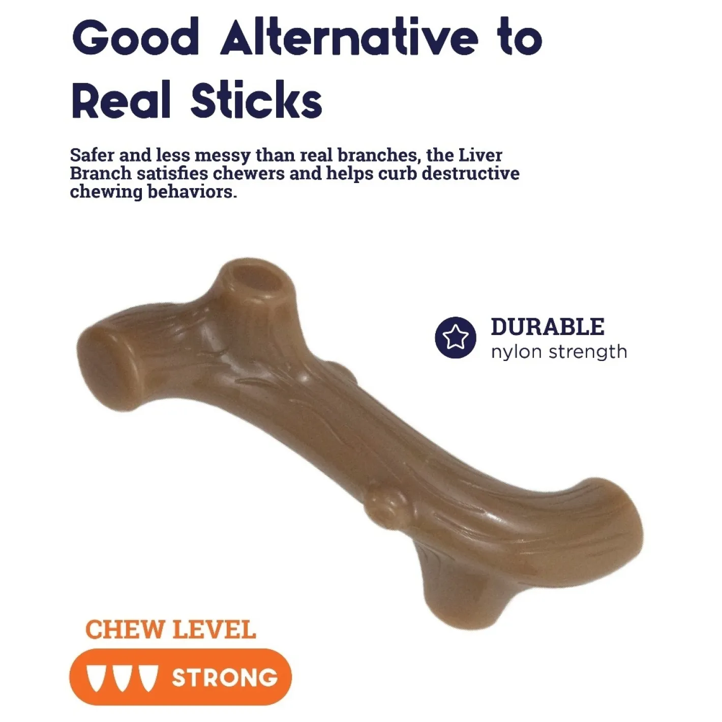 Petstages Liver Branch Flavoured Chew Stick for Dogs Hot