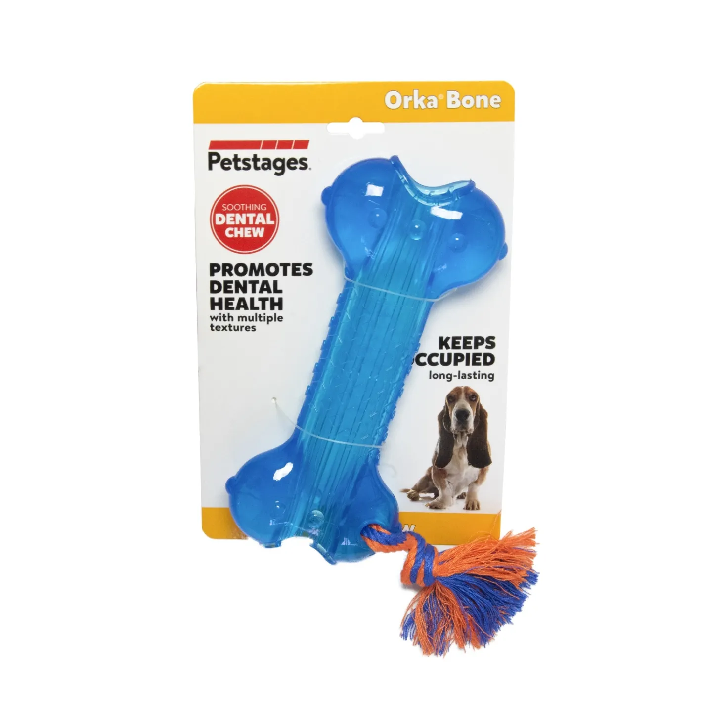 Petstages Orka Floating Teething Bone Chew Dog Toy Fashion