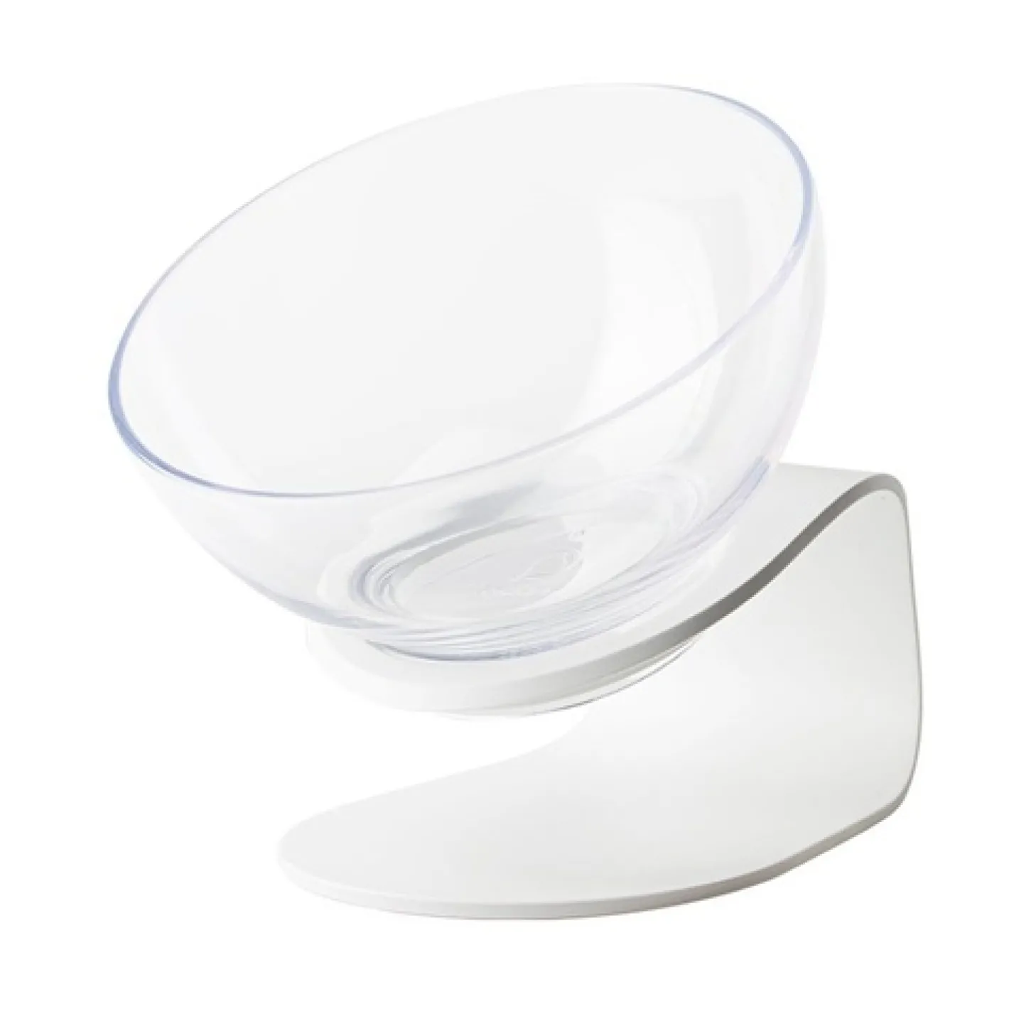 Pidan Designer Raised Cat Bowl with White Base New