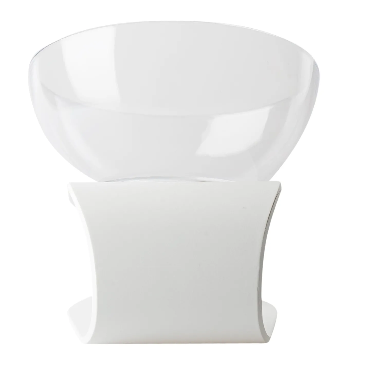 Pidan Designer Raised Cat Bowl with White Base New