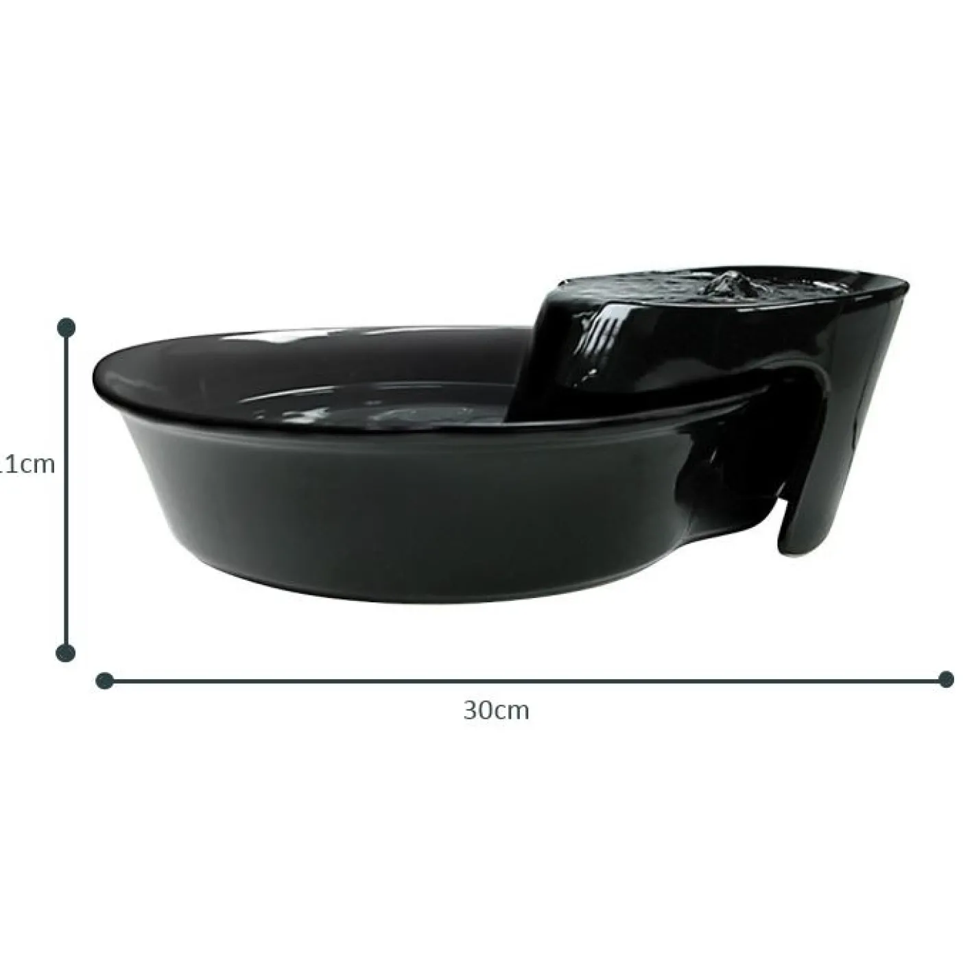 Pioneer Pet Pioneer Big Max Ceramic Pet Drinking Fountain 3.7 litres - Black Discount