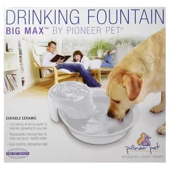 Pioneer Pet Pioneer Big Max Ceramic Pet Drinking Fountain 3.7 litres - White Online