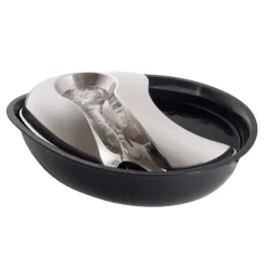 Pioneer Pet Raindrop Pet Drinking Fountain 1.7 litre - Plastic & Stainless Steel Clearance