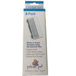 Pioneer Pet s Replacement T-Filter 3-Pack - for Swan, Retro, Round Ceramic Fountains (#3091) Best