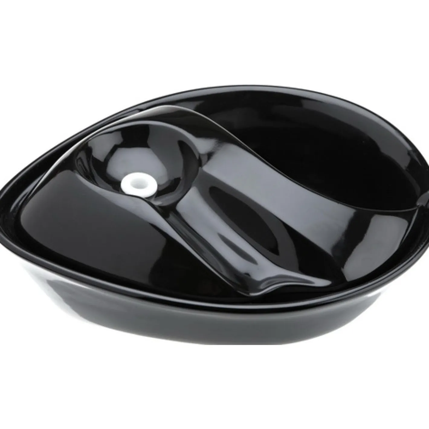 Pioneer Pet Pioneer Raindrop Ceramic Pet Drinking Fountain 1.7 litre - Black Hot