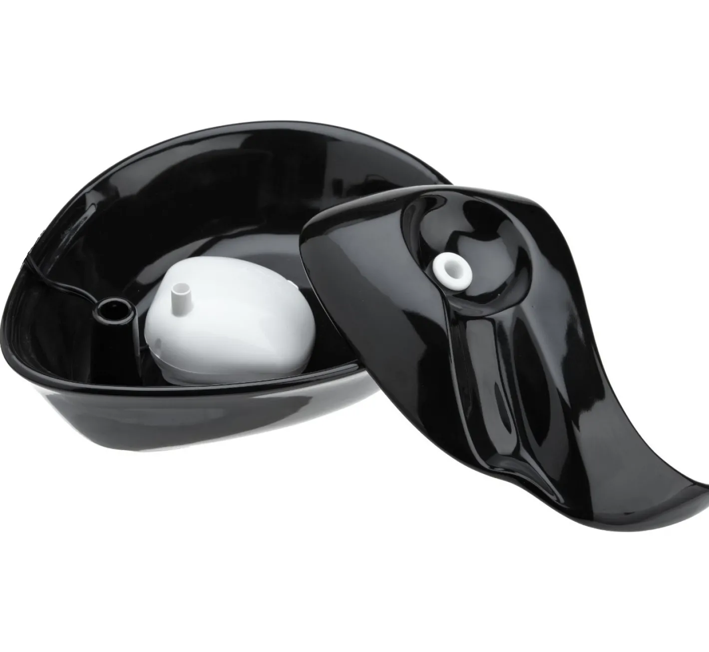 Pioneer Pet Pioneer Raindrop Ceramic Pet Drinking Fountain 1.7 litre - Black Hot