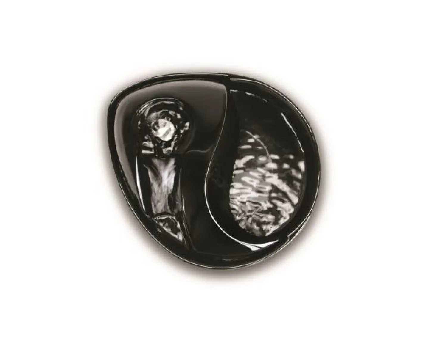 Pioneer Pet Pioneer Raindrop Ceramic Pet Drinking Fountain 1.7 litre - Black Hot
