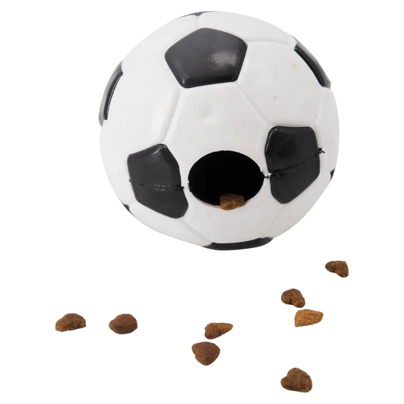 Planet Dog Durable Treat Dispensing & Fetch Dog Toy - Soccer Ball Fashion