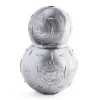 Planet Dog Orbee Double-Tuff Diamond Plate Tough Dog Toy in Grey - Small Best