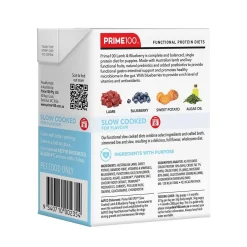 Prime100 SPD Slow Cooked Puppy Food Single Protein Lamb & Blueberry 12 x 354g Online