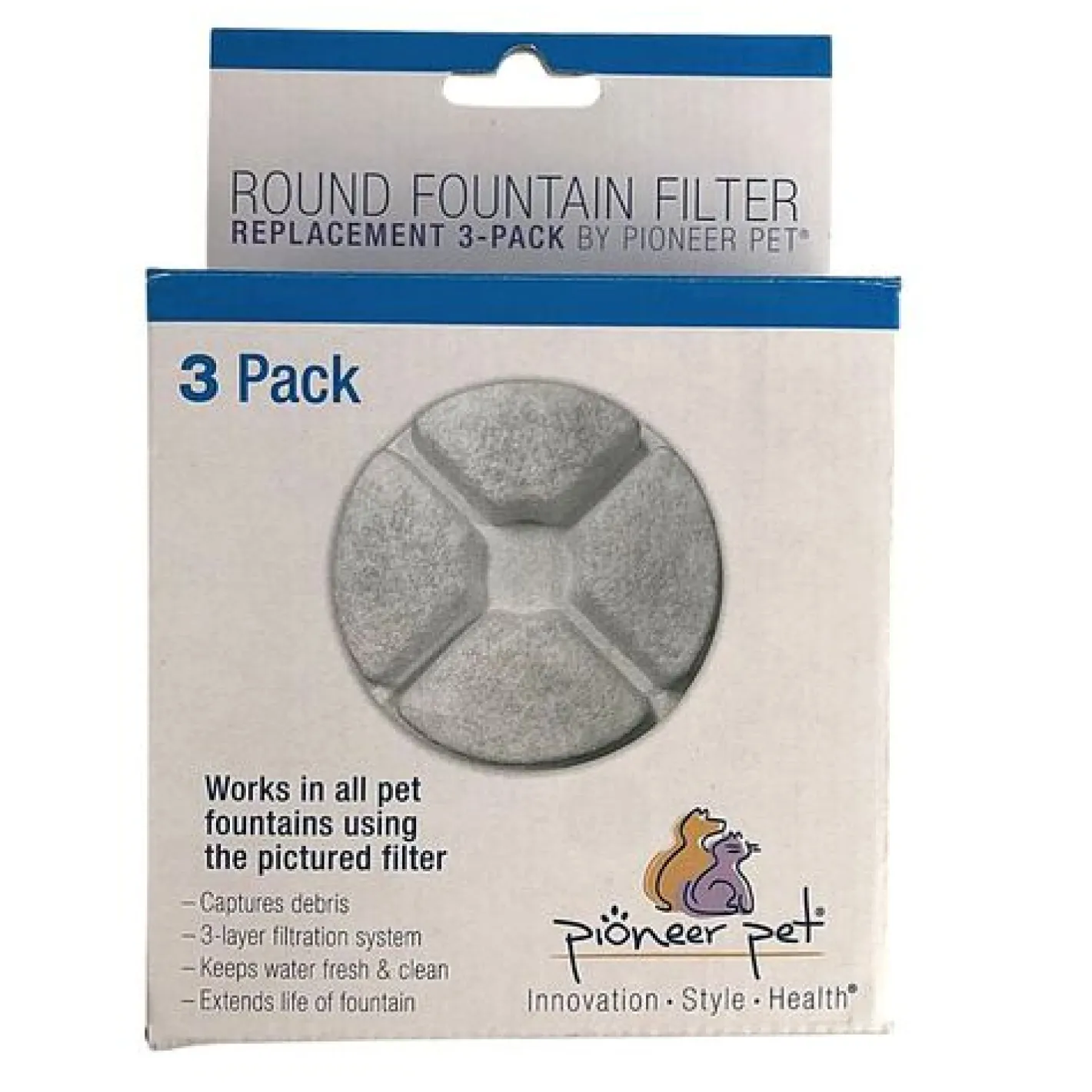Pioneer Pet Replacement Filters for the Vortex Fountain - Pack of 3 or 6 Online