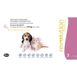 Revolution Flea & Worm Control for Kittens - 3 pack Hot