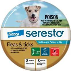 Seresto Flea & Tick Collar (lasts up to 8 months) - Dogs Under 8kg Sale