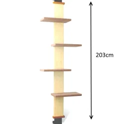 SmartCat Multi-Level Over-the-door Cat Climber Scratch Tower Clearance