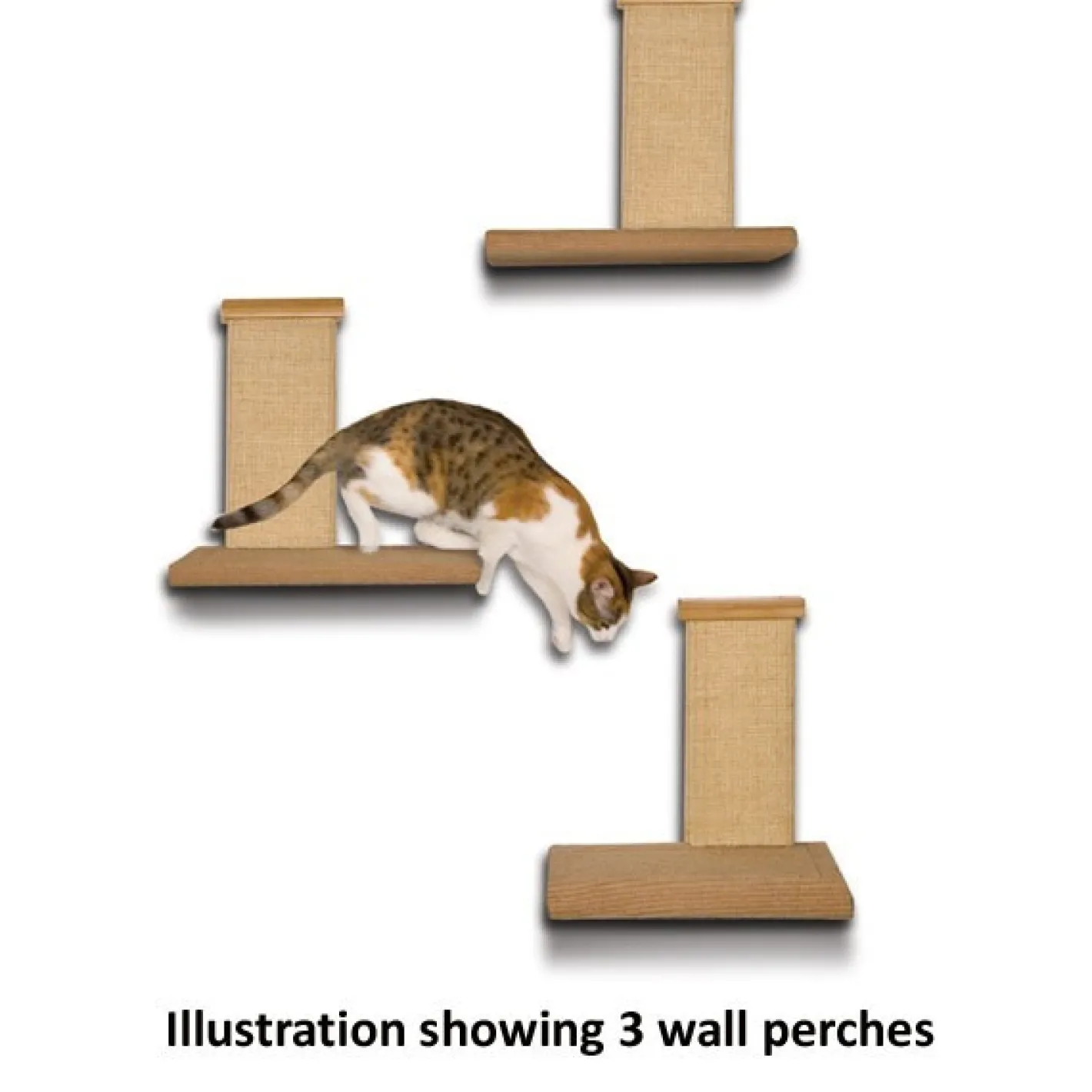 SmartCat Sky Climber Wall Mounted Cat Scratching Post Best