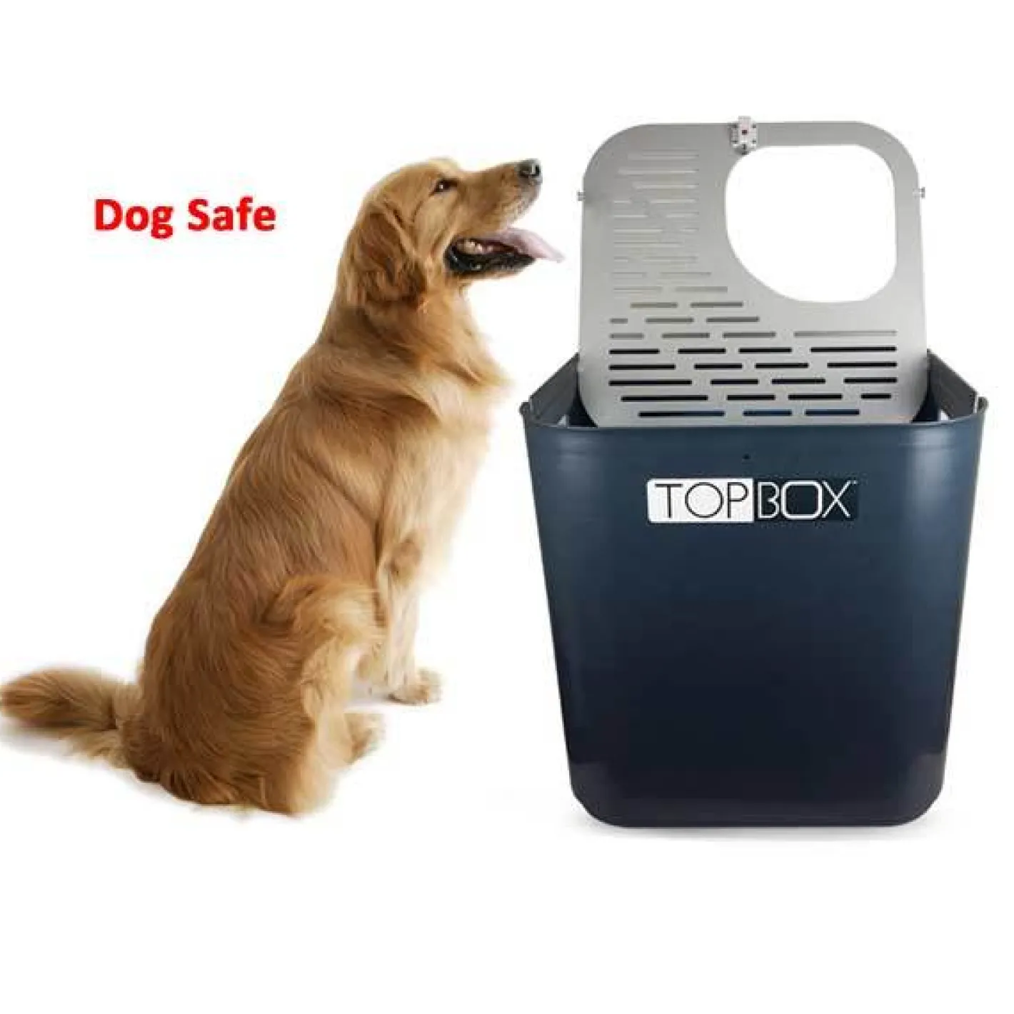 SmartCat The Ultimate Topbox Cat Litter tray with scoop - White Clearance