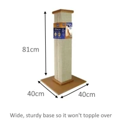 SmartCat Ultimate Heavy-Duty Sisal Cat Scratch Post Hot