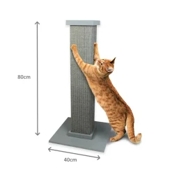 SmartCat Ultimate Heavy-Duty Sisal Cat Scratch Post - Grey Online