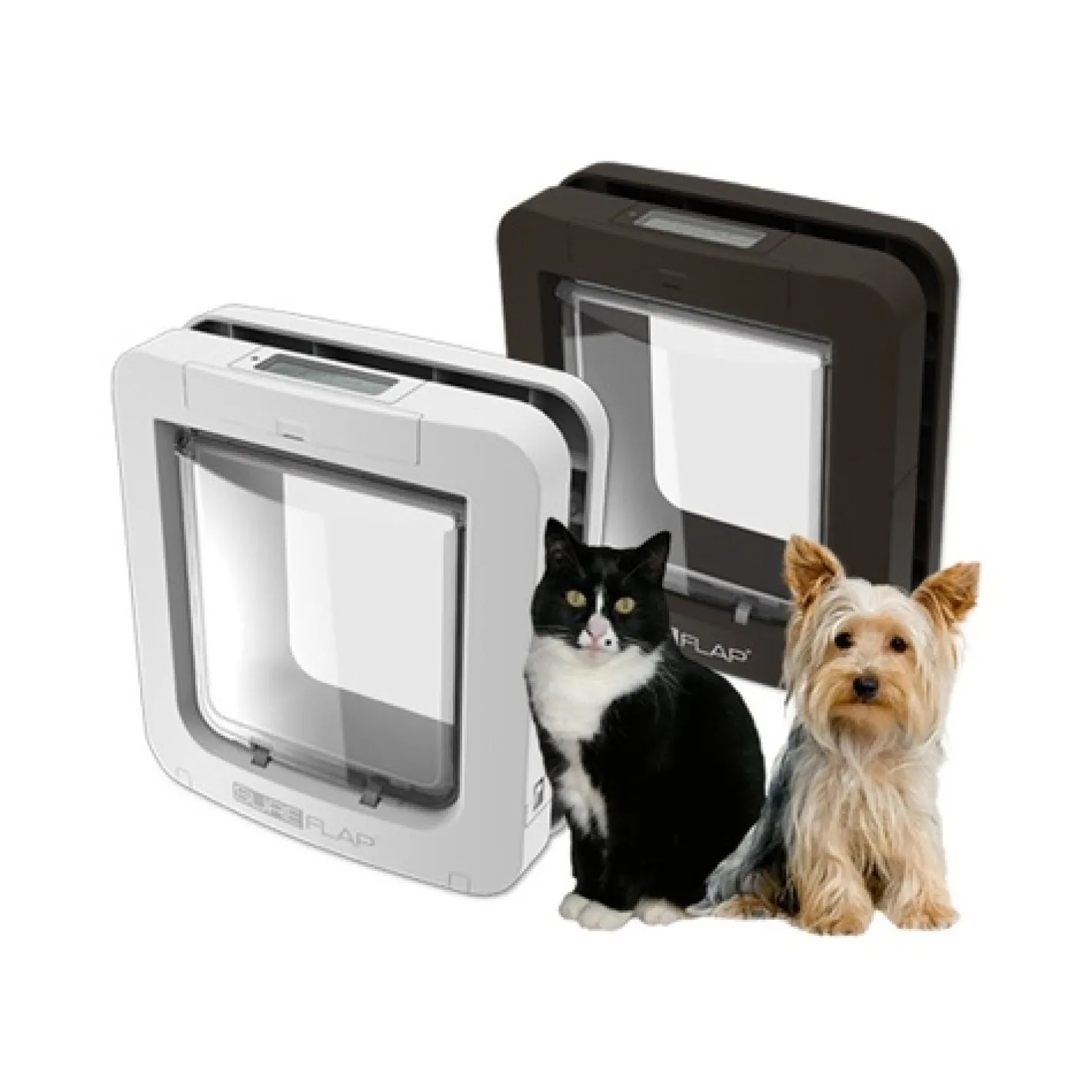 Sure Petcare SureFlap Microchip Pet Door for Cats & Dogs with Curfew Mode - Large Clearance