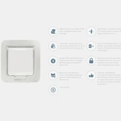 Sure Petcare SureFlap Microchip Pet Door for Cats & Dogs with Curfew Mode - Large Clearance