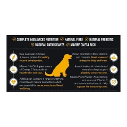 Talentail Chicken and Brown Rice with Kakadu Plum Dry Dog Food 15kg New