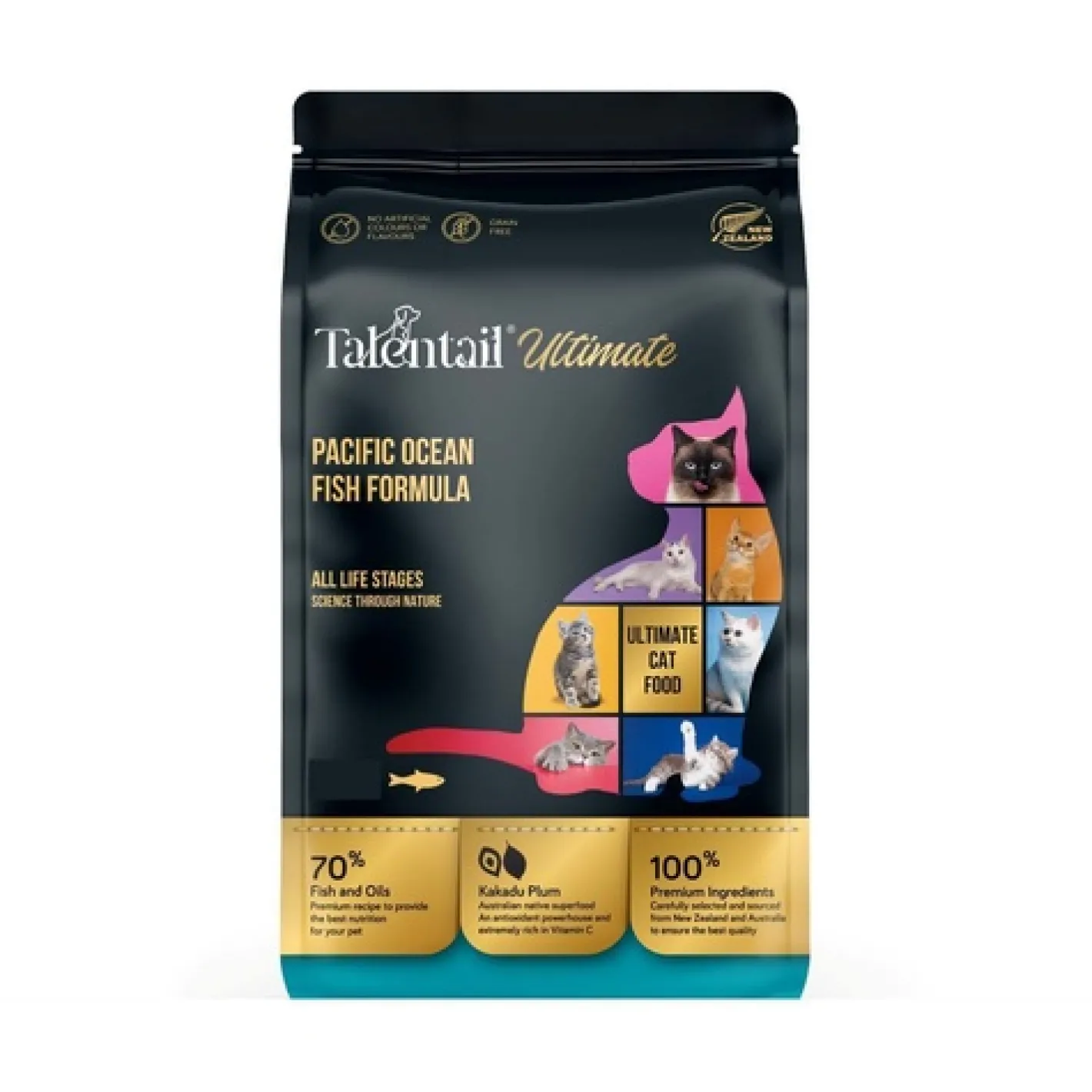 Talentail Ultimate Pacific Ocean Fish with Kakadu Plum Premium Cat Food 5kg New