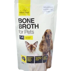 Art of Whole Food The Australian Beef Bone Broth for Pets 500mL - Carton of 8 New