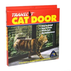 Transcat Clear Cat Door Small 4-Way Locking Door - 180mm Flap Width Online
