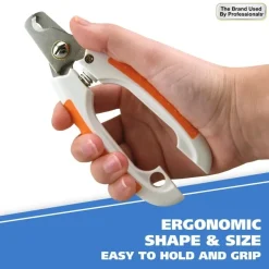 Wahl Orange & White Ergonomic Dog Nail Clippers Best