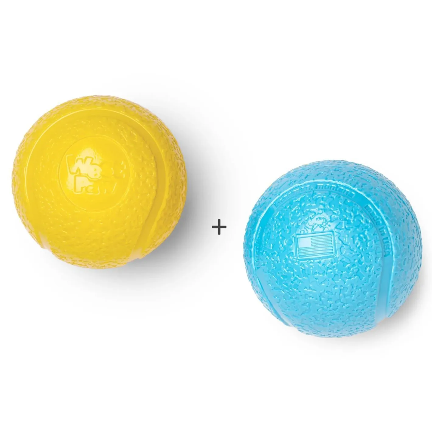 West Paw Boundr Fetch Dog Toys - Pack of 2 Balls - Guaranteed Tough Fashion