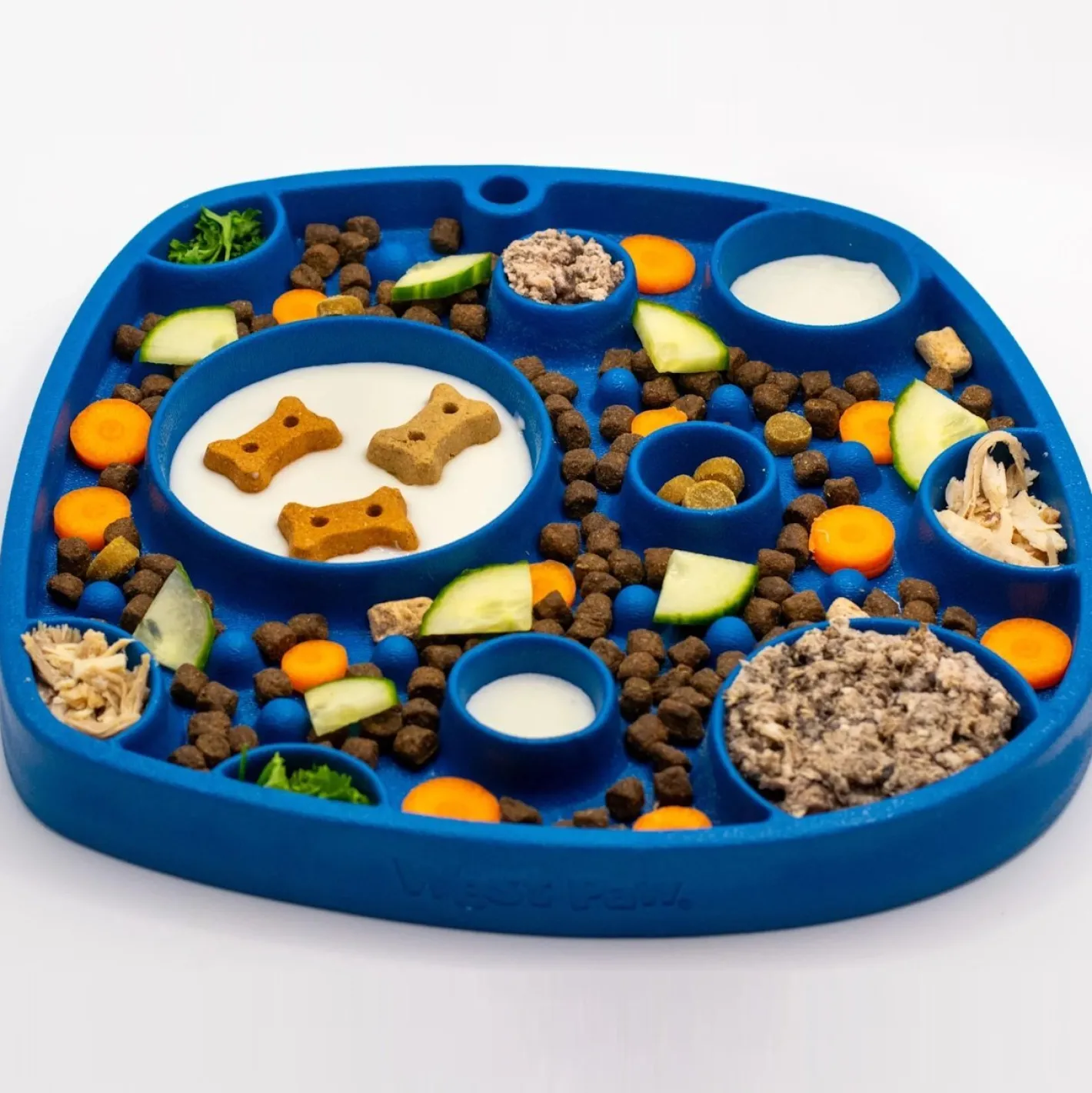 West Paw Feast Lick Mat Slow Feeder for Dogs - Bubbles Discount