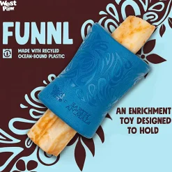 West Paw Funnl Dog Treat & Chew Hiding Toy for Moderate Chewers Fashion